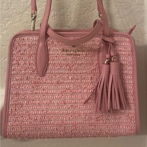 Kate Spade Pink Textured Satchel